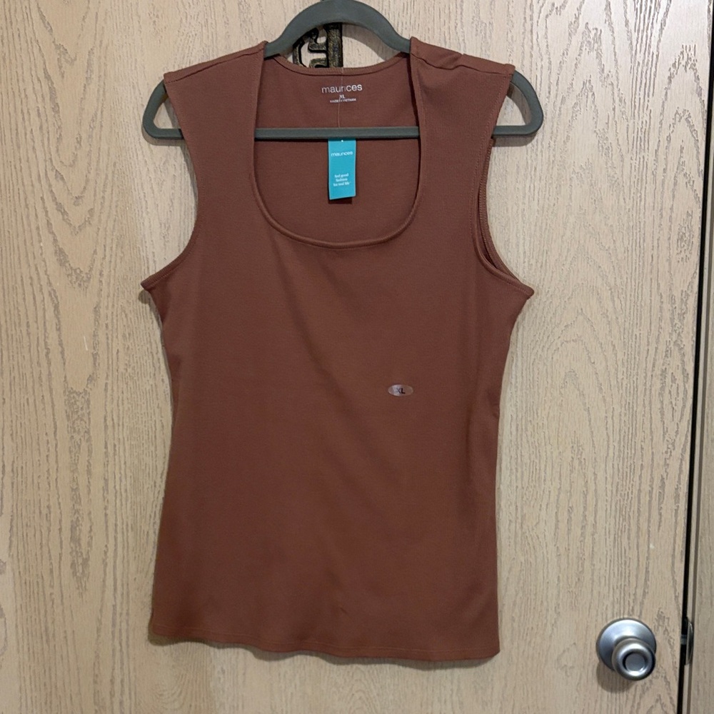 Maurices Chocolate Brown Tank Top
